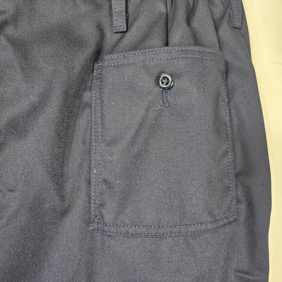 FedEx VF Imagewear Navy Cargo Work Pants Sz 16 Reflective Pocket Delivery Safety - Picture 6 of 12